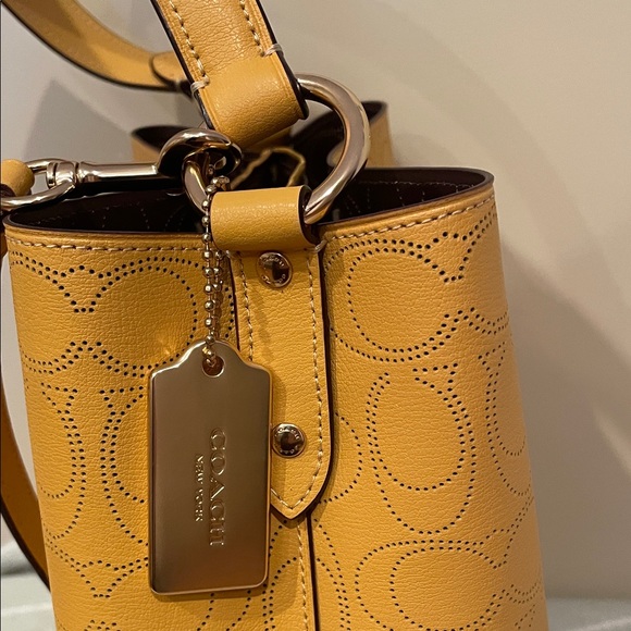 Coach Mustard color Shoulder Bag - Picture 4 of 5